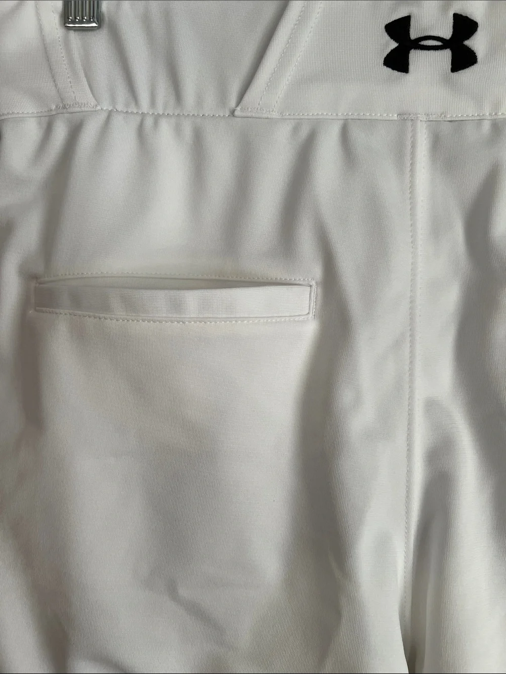 Under Armour Men's Lead Off Performance Baseball Pants with Black Logo Size M